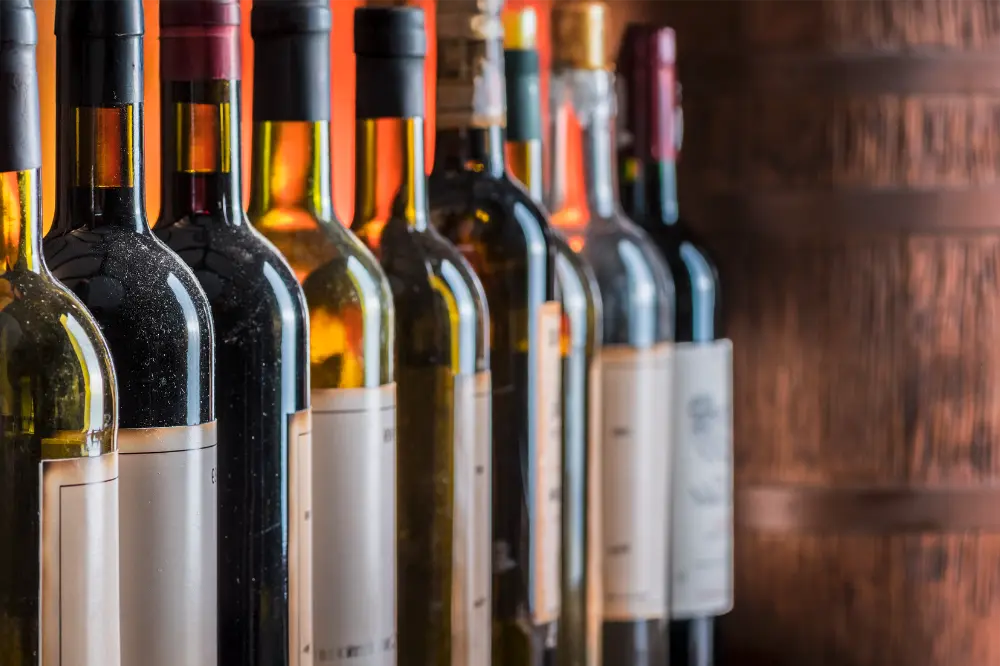 verschiedene Piwi-Weine