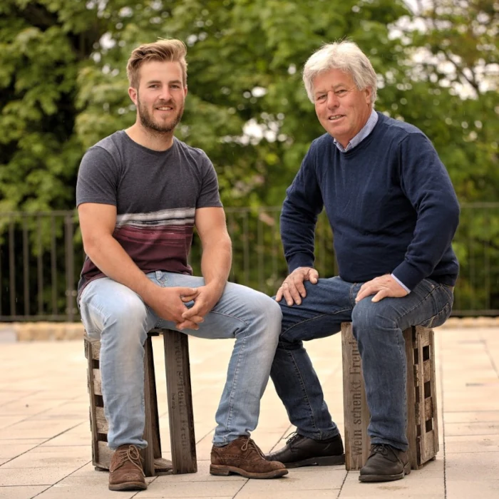 Sebastian Menk und Vater Werner Menk