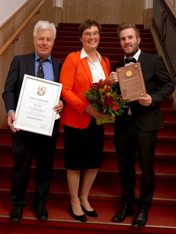 Staatsehrenpreis vom Land Rheinland-Pfalz - Weingut Menk