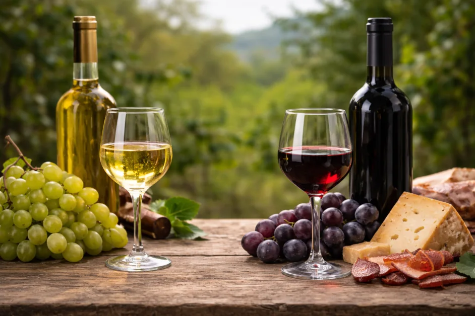 Wein mit wenig Säure