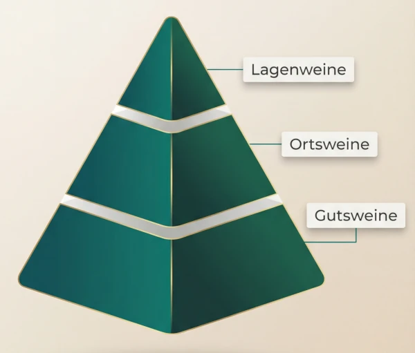 Pyramide: Gutswein, Ortswein, Lagenwein